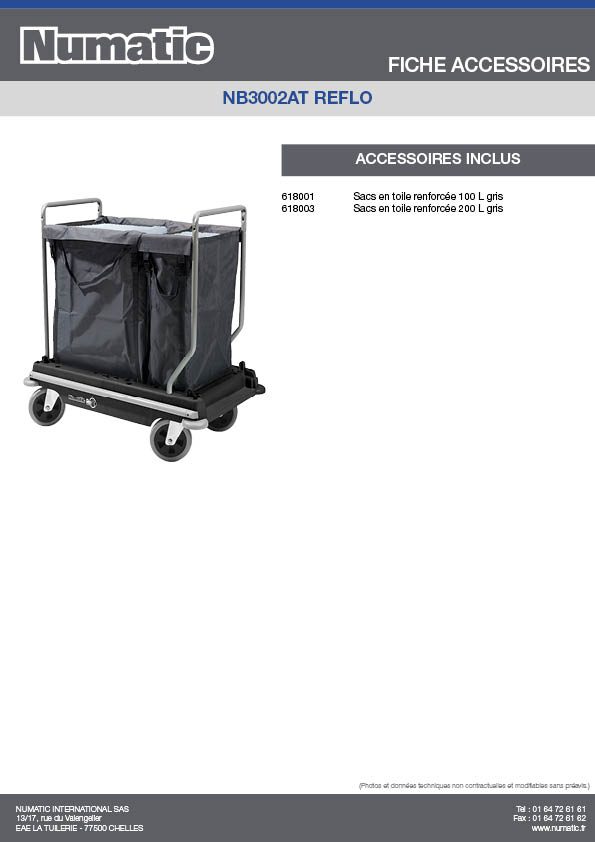 Fiche Accessoires - NB3002AT REFLO