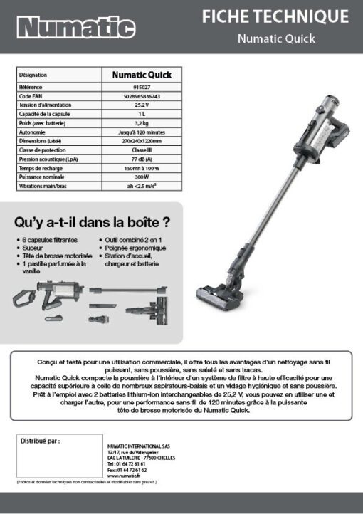 Numatic Quick - Numatic International