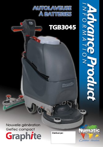 Advance product tgb3045 Numatic