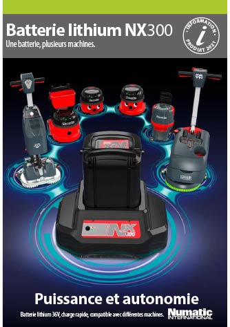brochure-presentation-batterie-nx300-numatic-2021 Brochure de présentation technologie batterie lithium NX300 Numatic