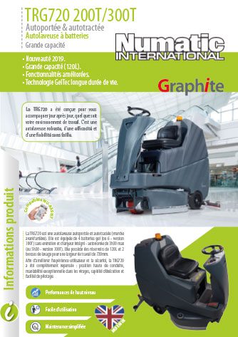 Documentation commerciale TRG720 200T/300T Numatic