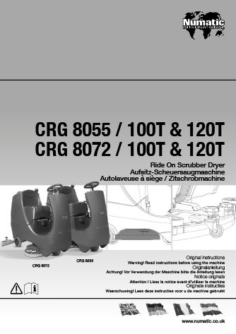 Notice d'utilisation CRG8055/120T CRG8072/120TNumatic
