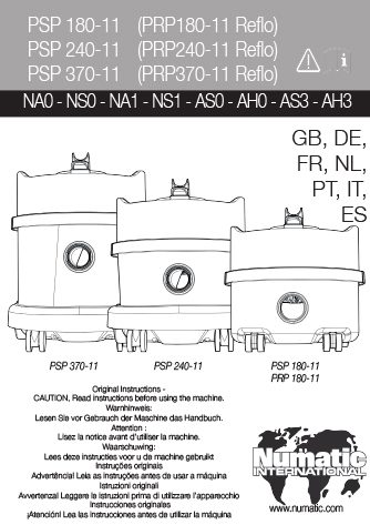 notice utilisation nupro reflo PRP180